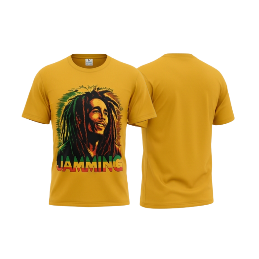 Bob Marley "Jamming" Heavy Cotton T-Shirt