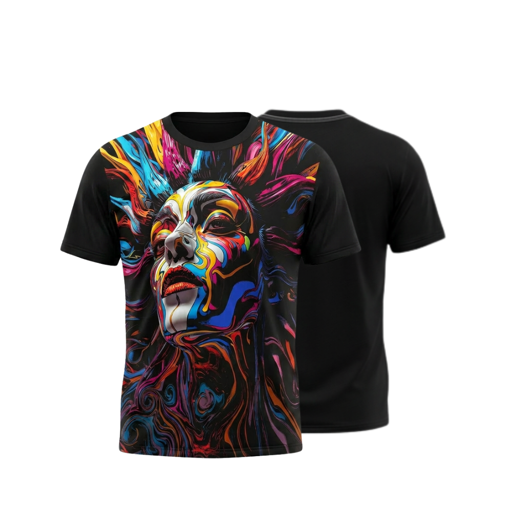 Abstract Vision Heavy Cotton T-Shirt