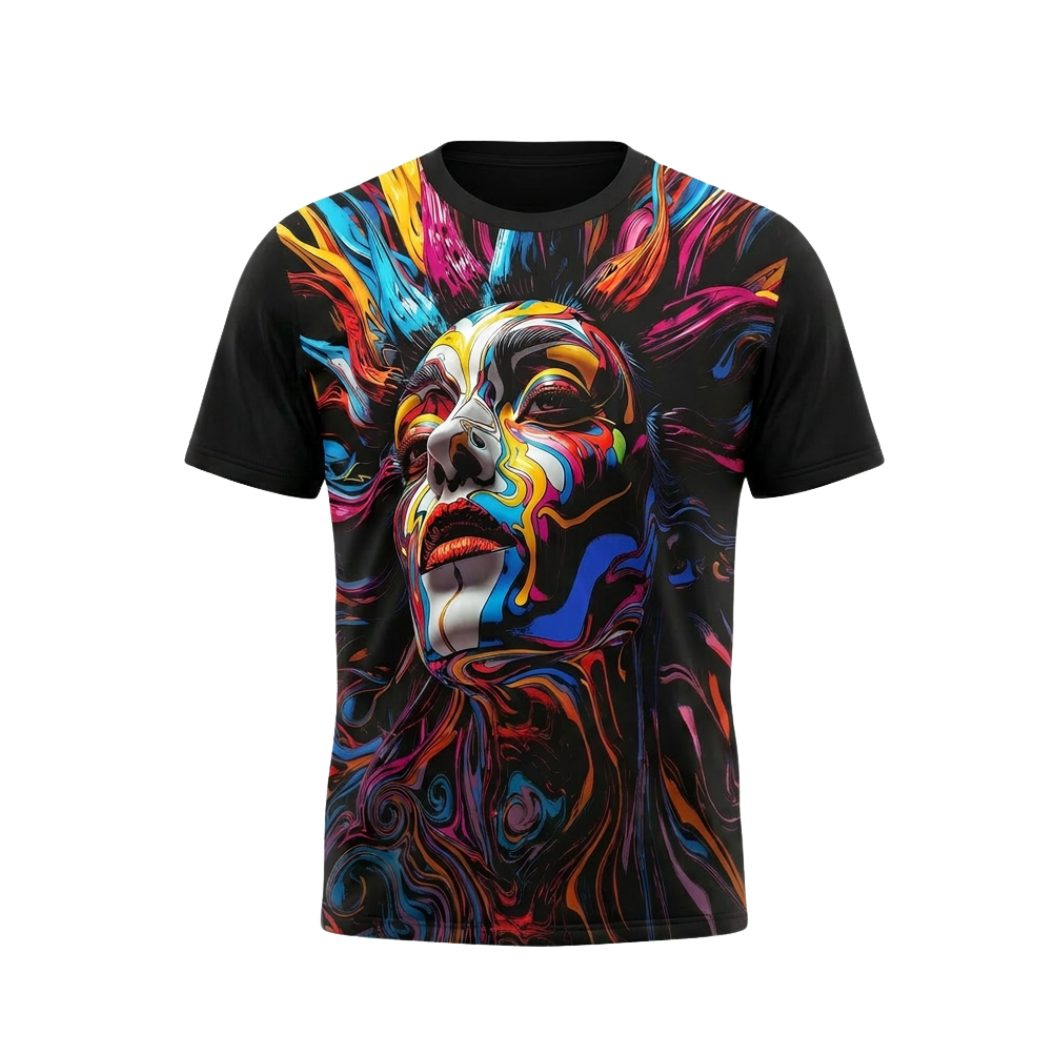 Abstract Vision Heavy Cotton T-Shirt